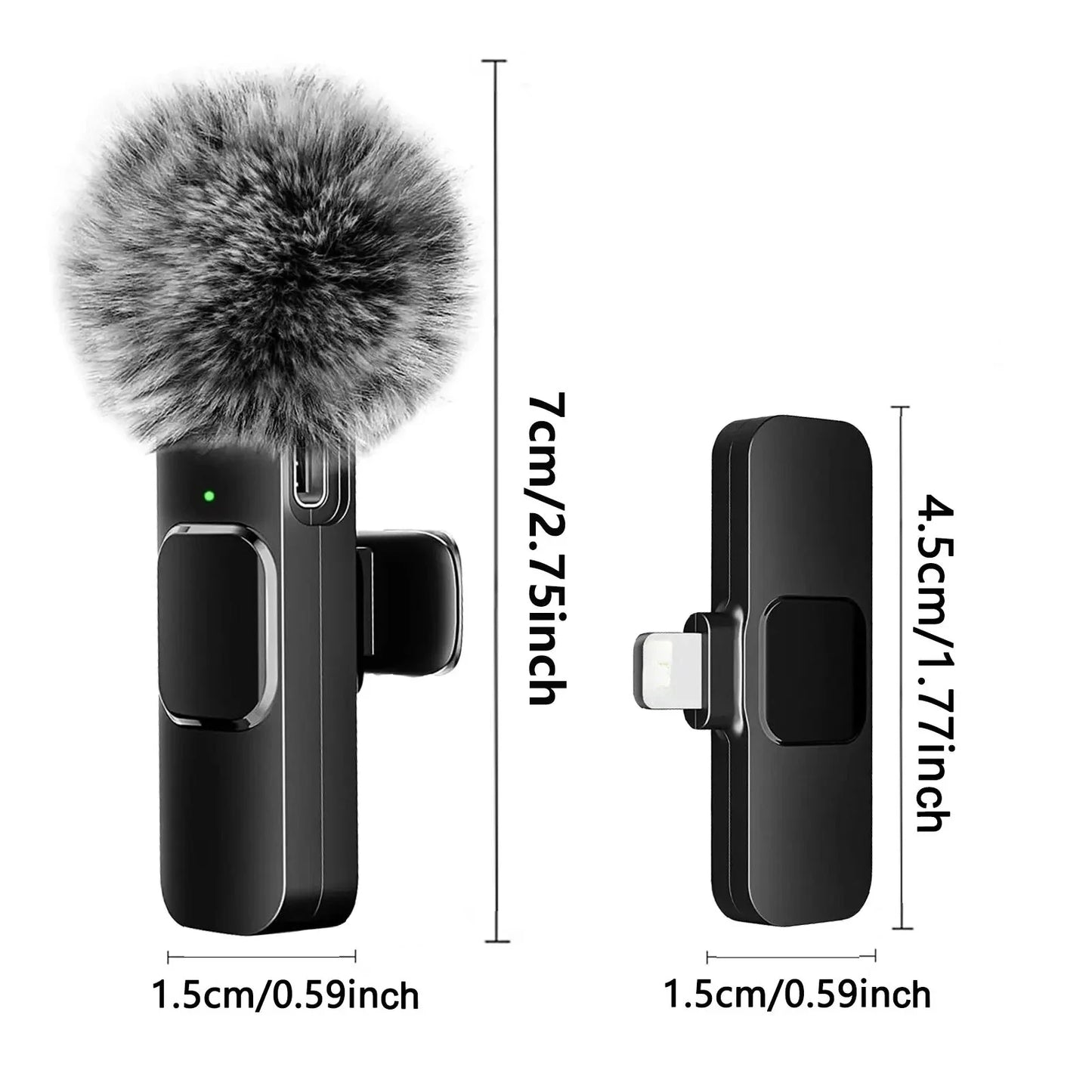 2.4G Wireless Lavalier Microphone – Crystal-Clear Audio for Content Creators