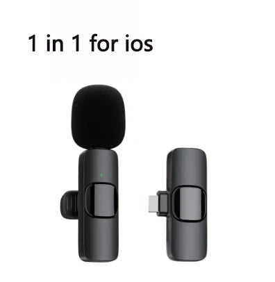 2.4G Wireless Lavalier Microphone – Crystal-Clear Audio for Content Creators