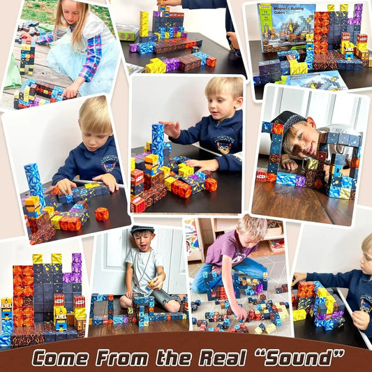 10 - 200 magnetic blocks