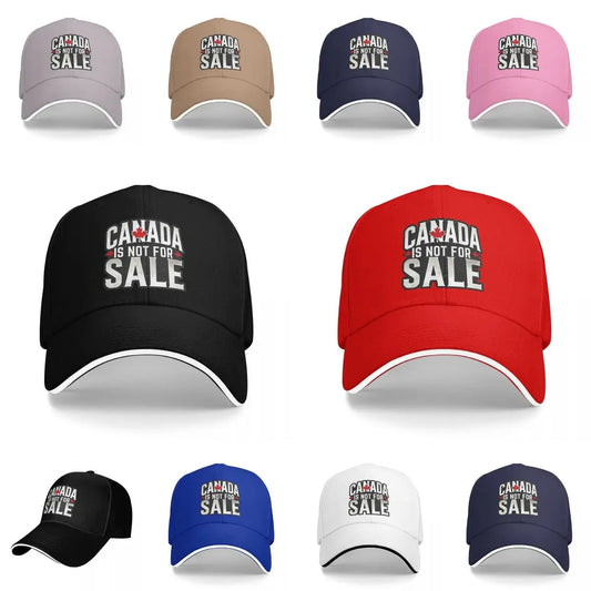 "Canada is Not for Sale" Adjustable Cotton Baseball Cap