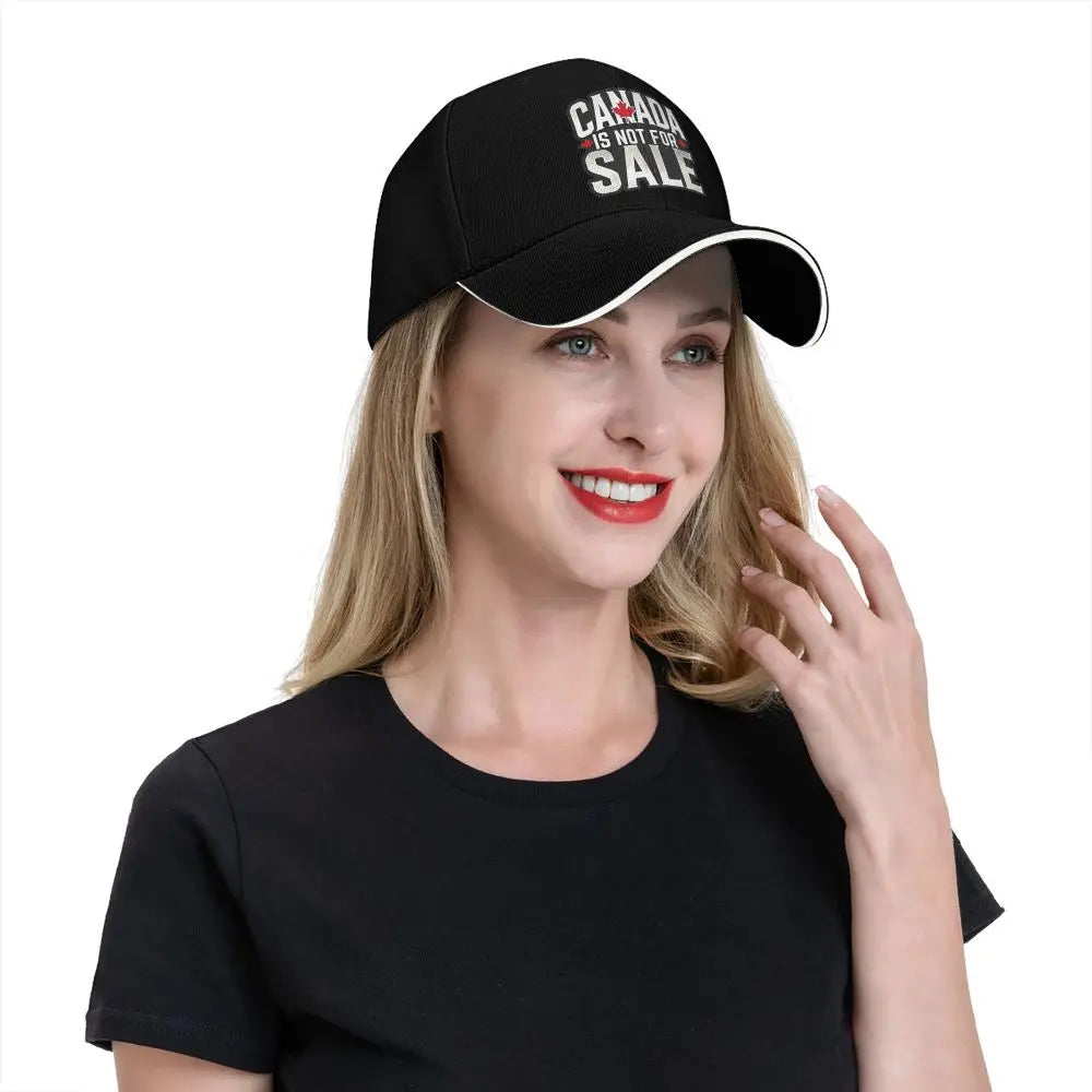 "Canada is Not for Sale" Adjustable Cotton Baseball Cap
