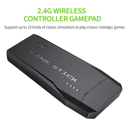 ZUIDID Retro Wireless HD Video Game Console – 3000+ to 10,000+ Games | Dual Controllers | Plug & Play
