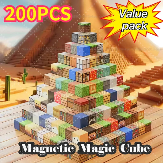 10 - 200 magnetic blocks