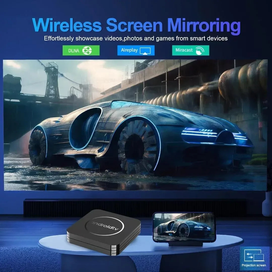 Q3 Smart TV Box Android 14 Allwinner H3 Quad Core Wifi 2.4G HDR 8K 4GB 64GB Media Player Set Top Box IPTV Youtube Google Play
